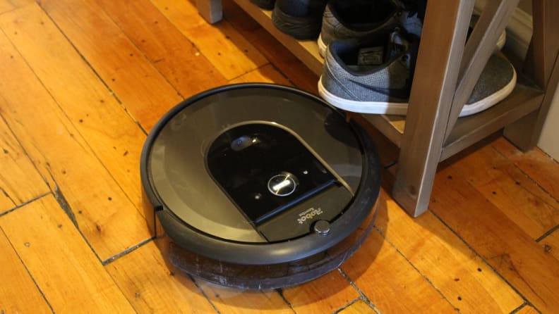 The Roomba definitely won't sneak up on you...
