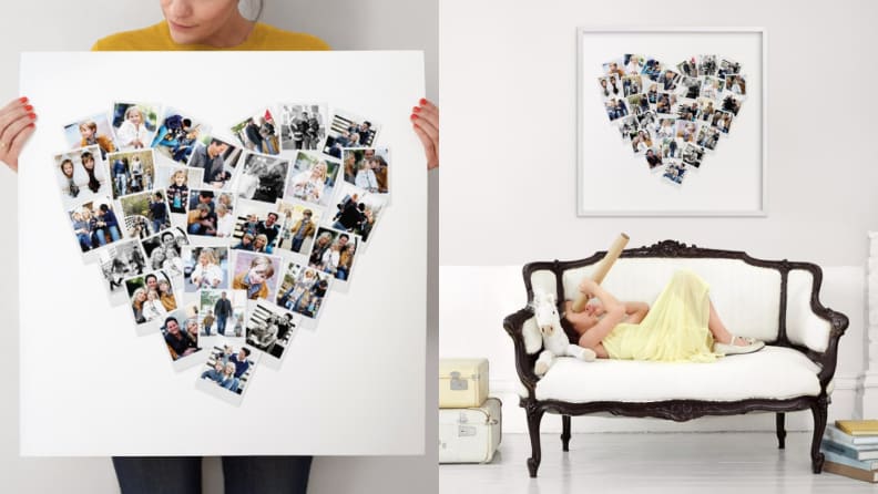 Heart snapshot mix photo art