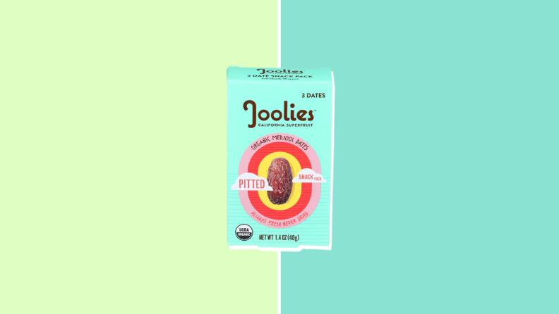 Package of Joolies Medjool dates.
