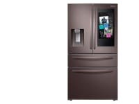 The Samsung RF28R7551DT has a built-in smart hub