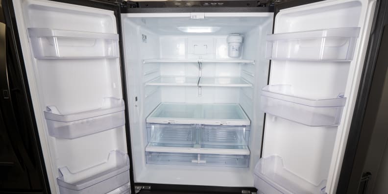 There's plenty of space in this French door refrigerator.