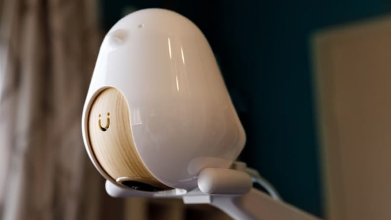 An owl-shaped baby monitor.