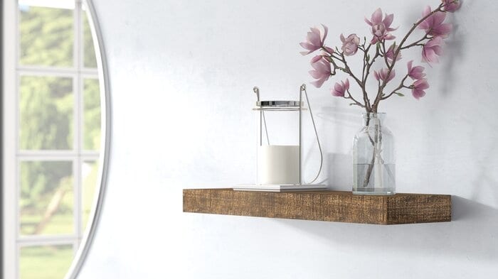 Floating shelves