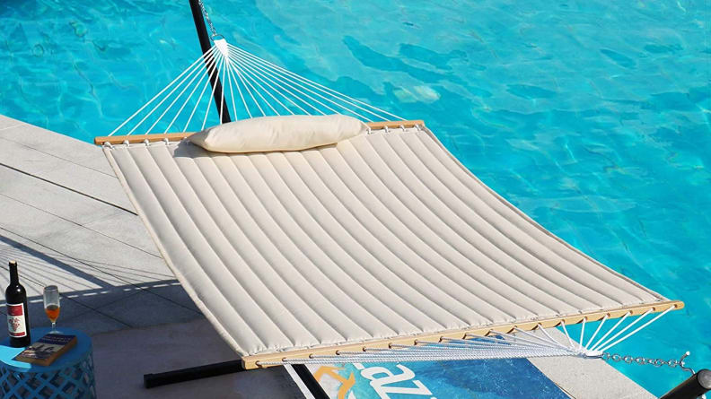 This hammock is extra comfy thanks to its added padding.