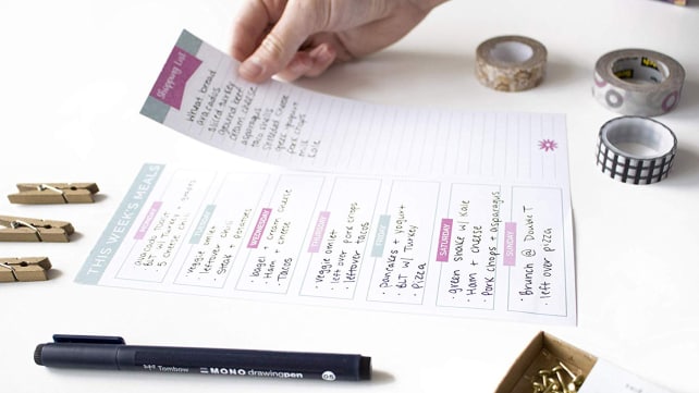 Bloom Daily Planners Weekly Meal Planning Pad
