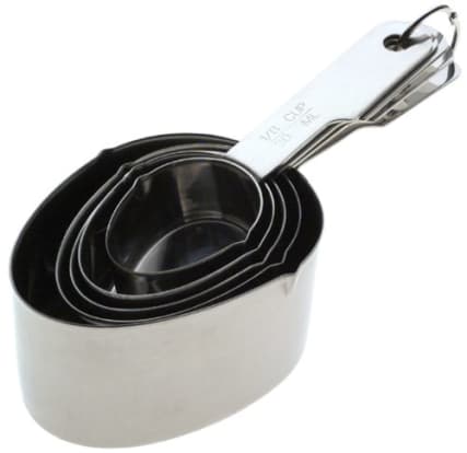 Product Image - Norpro Stainless Steel 5 Piece Measuring Cup Set