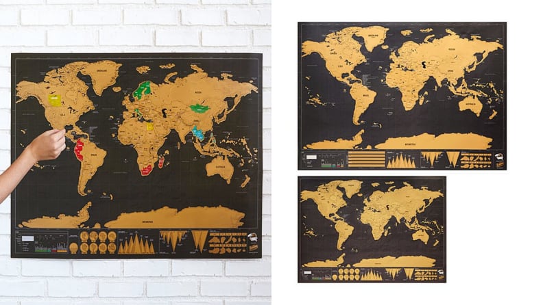 Scratch-off map available on Uncommon Goods