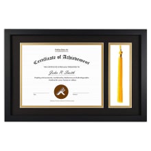Product image of Golden State Art Wood Diploma Tassel Shadow Box
