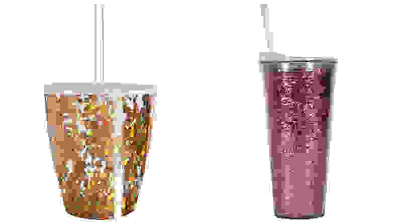 Slant Collections Glitter Travel Cups