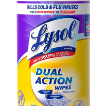 Product image of Lysol Dual Action Disinfectant Wipes