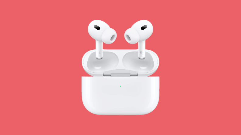 white apple airpods pro