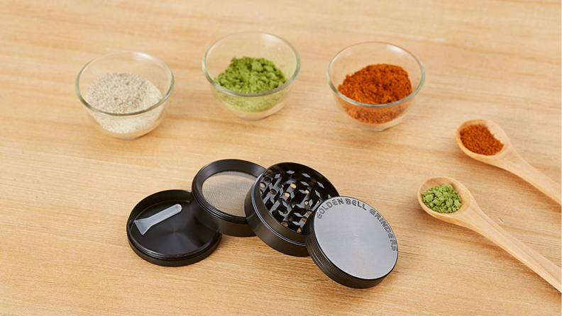 Golden Bell Herb Grinder