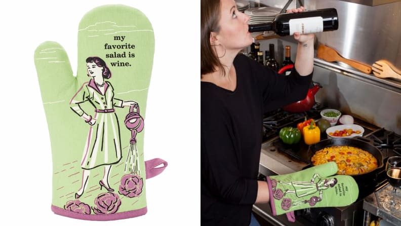 Wine Lover Oven Mitt