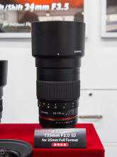 Samyang 135mm f/2 ED UMC – On the Show Floor