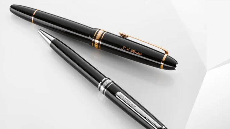 two montblanc pens