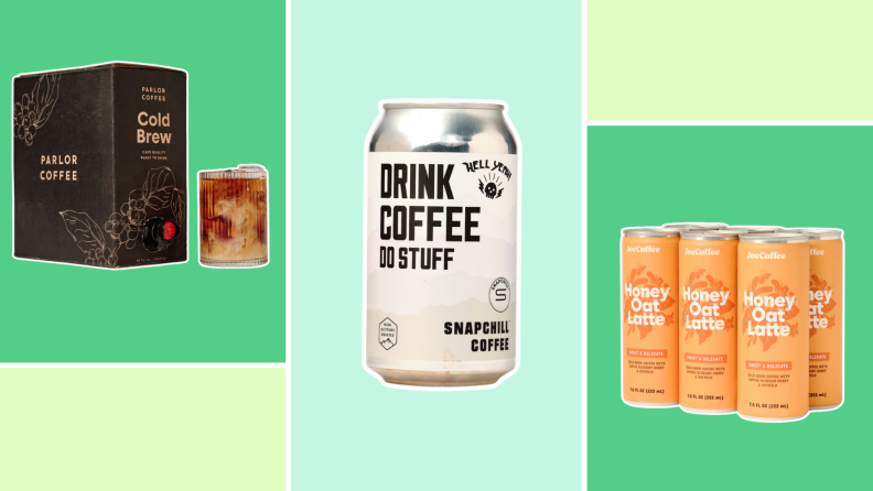 Trade Coffee's in their signature canned coffee drinks.