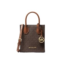 Product image of Michael Kors Mercer Extra-Small Logo and Leather Crossbody Bag