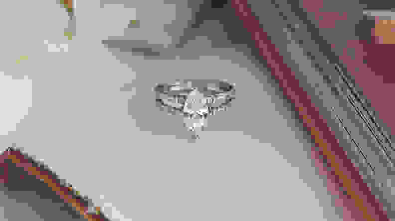 This James Allen ring is one of the best engagement rings to buy online.