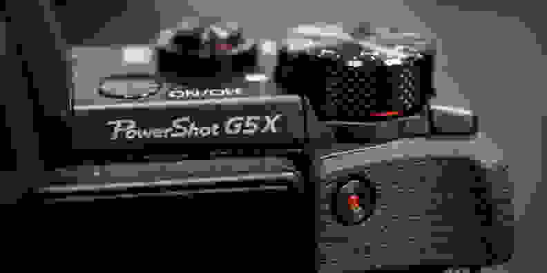 A photo of the Canon PowerShot G5X taken at Photo Plus in New York City.