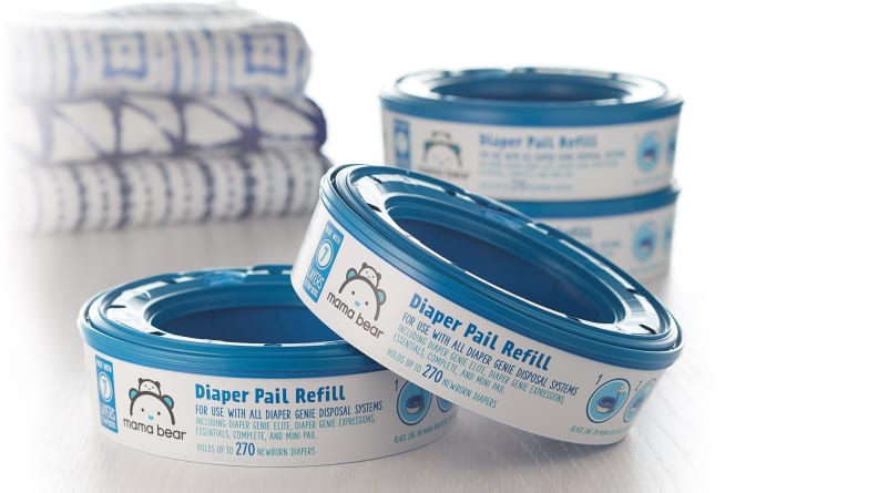 Amazon's diaper pail refills fit diaper genie models and are some of the cheapest around.