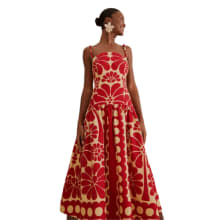 Product image of Farm Rio Red Palermo Sleeveless Midi Dress
