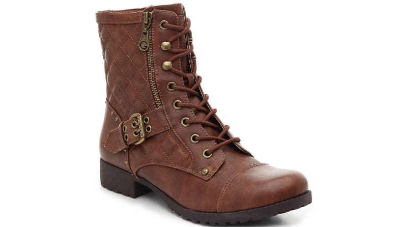 guess balmy combat boot