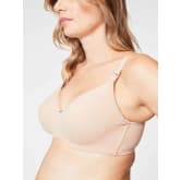 Buy Ultra-Soft Nursing Bras Set of 2PCS Cotton Soft Maternity Bra for Women  Breastfeeding - Eellanzzio, Beige & Pink, M at