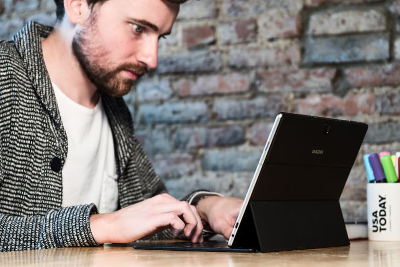 Samsung Galaxy TabPro S On Table