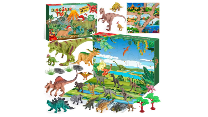 A dinosaur Advent calendar