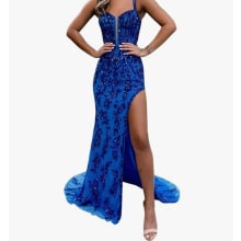 Product image of deamify Sequin Long Prom Dress