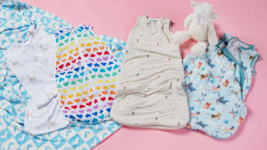 Baby sleep sacks from Halo, Primary, Kyte Baby, and LouLou Lollipop