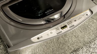 The LG SideKick is a pedestal and mini washer in one.