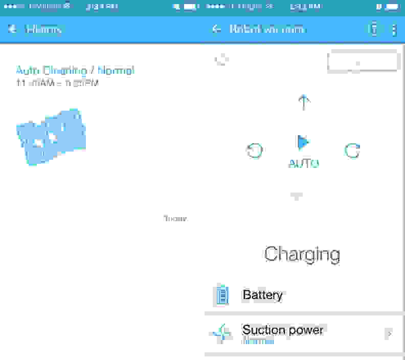 Samsung Powerbot smart features screenshot