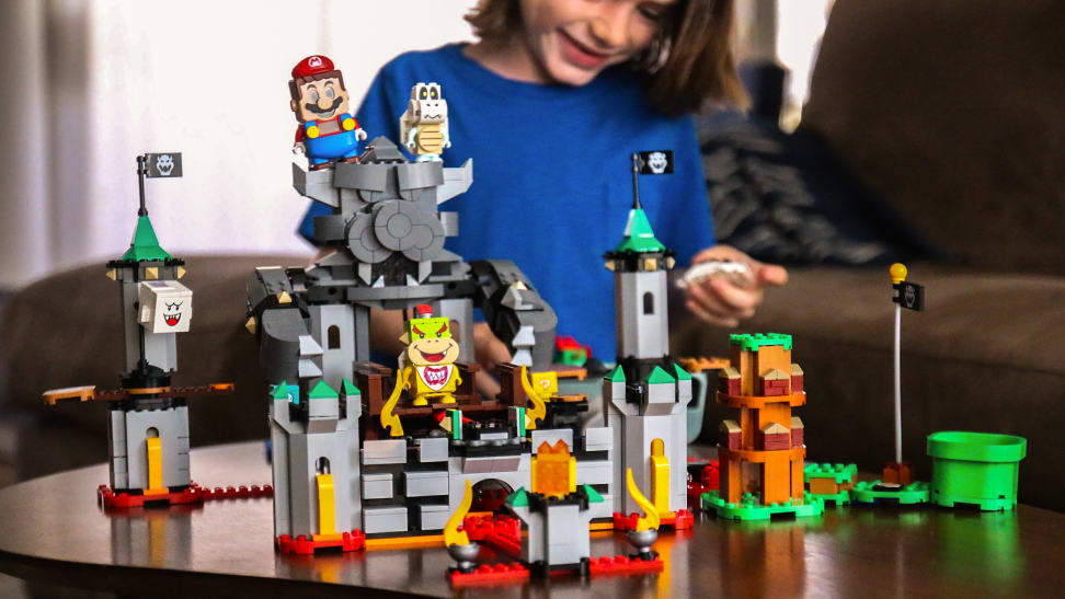 Watch as we build the biggest LEGO Super Mario Bowser ever