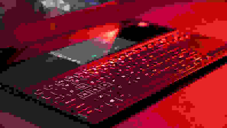 The HP Omen X 2S keyboard layout