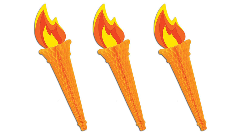 Beistle 3-Piece Tissue Torch