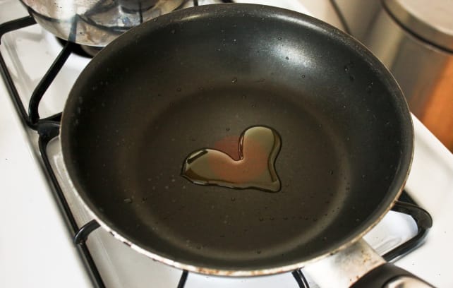 Oil in pan