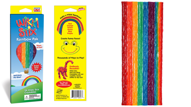 WikkiStix rainbow sticks