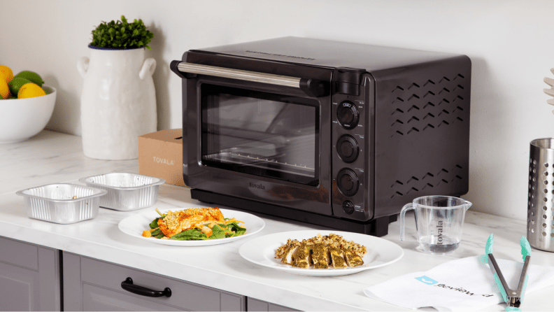 Tovala Smart Steam Countertop Oven w/ 4 Meat/Fish Meal Kits 