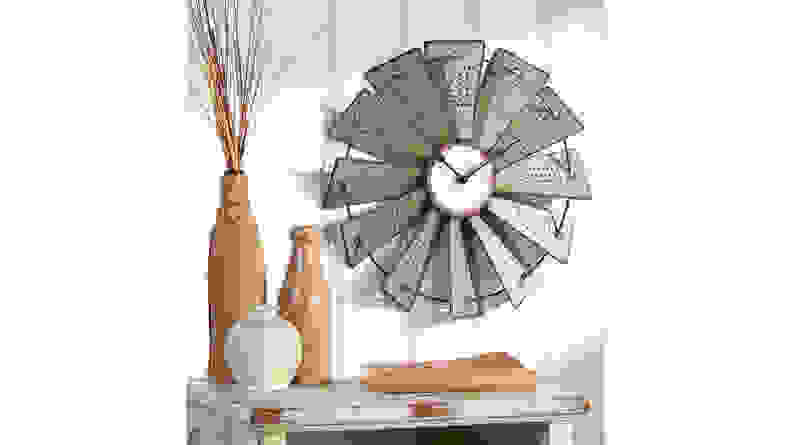 Windmill wall clock