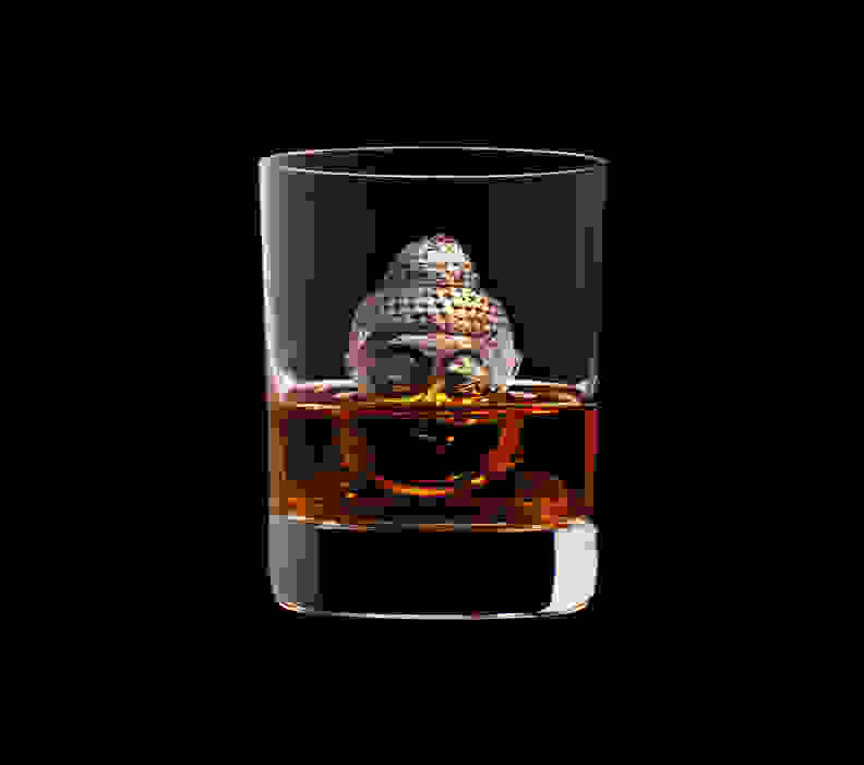 Buddhist head ice cube