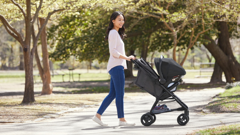 For a great stroller at a great price point, you can't beat the Graco Nimblelite.