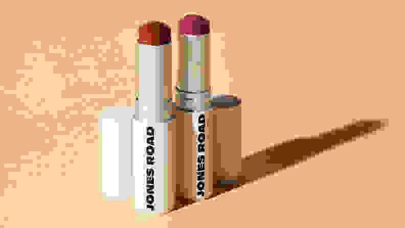 Two tubes of lip stick.