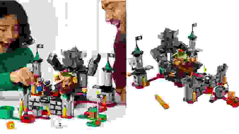 Lego castle buildable toy.