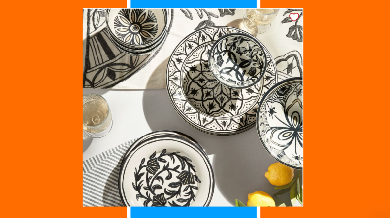 A set of Moroccan-inspired plates