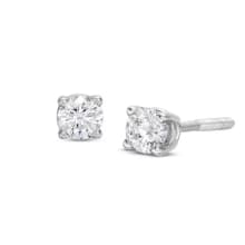 Product image of Round-cut Diamond Earrings 1/4 ct
