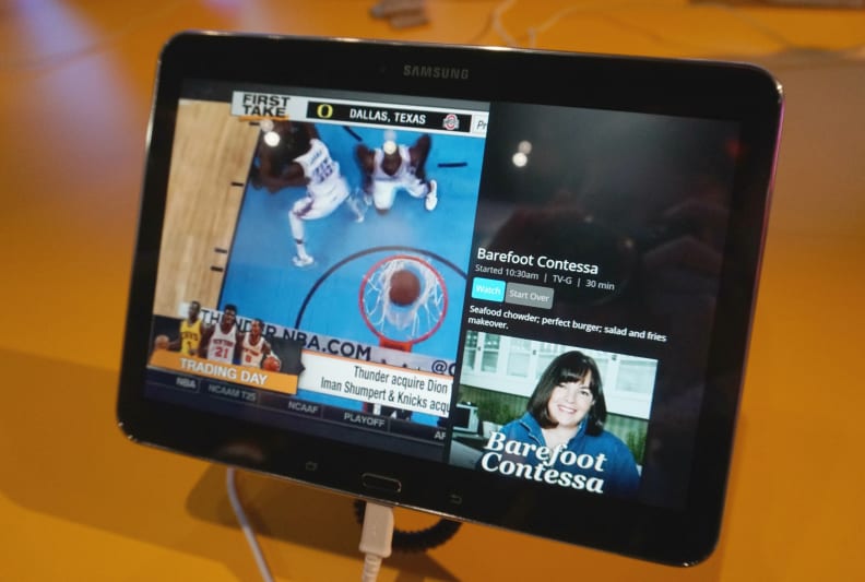 Dish Sling TV program select