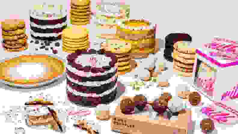 An array of baked goods