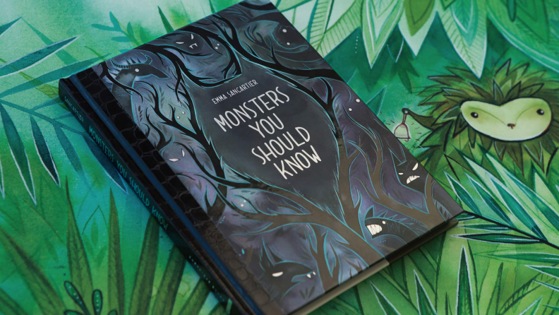 A humorous—and richly illustrated—book full of quirky monsters.
