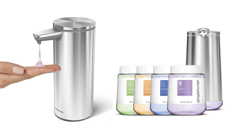 Simplehuman touchless soap dispensers